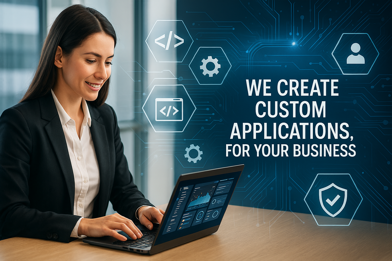 We create custom applications, for your business We create custom applications, for your business
